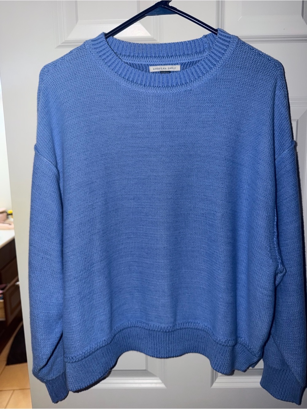 American Eagle Outfitters Blue Crewneck Sweater Size XS